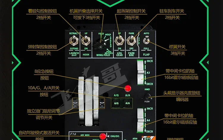 F18 Полетный рокер Hotas набор Orion 2 ускоритель тотальный Dcs F16 Mashup