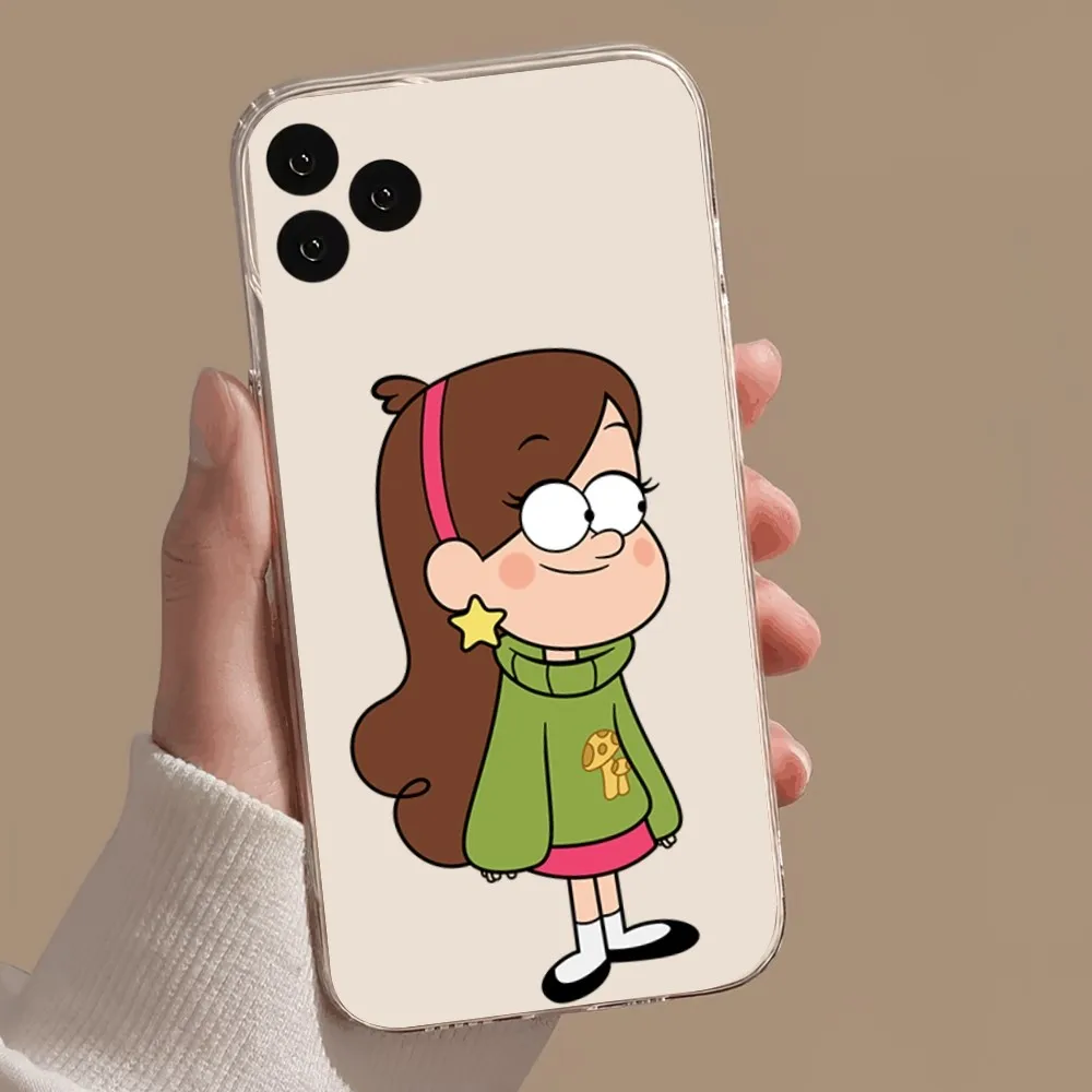 Чехол для телефона с рисунком G-Gravity и F-Falls iPhone 11 12 13 14 15 Pro XS Mini Max X 8 Plus XR прозрачный