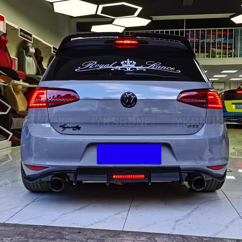 Спойлер на крышу Oettinger для Volkswagen Golf MK7 7 5 GTI R Line GTD ABS задний спойлер Aleron 2013 - 2020 |