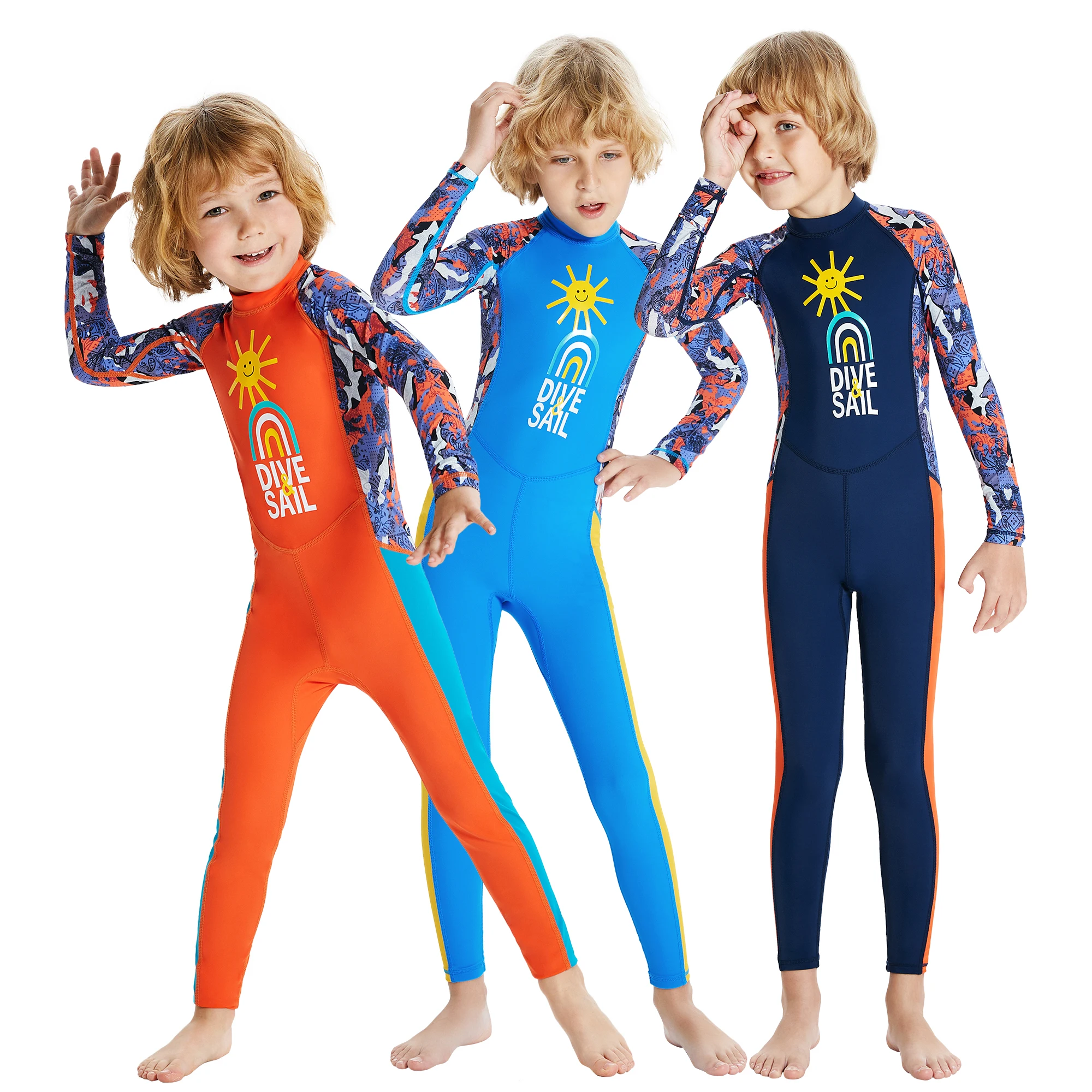 

Костюм для серфинга для маленьких мальчиков с принтом сыпи гвардии, Быстросохнущий Детский комбинезон из лайкры, купальники с длинными рукавами, пляжные брюки