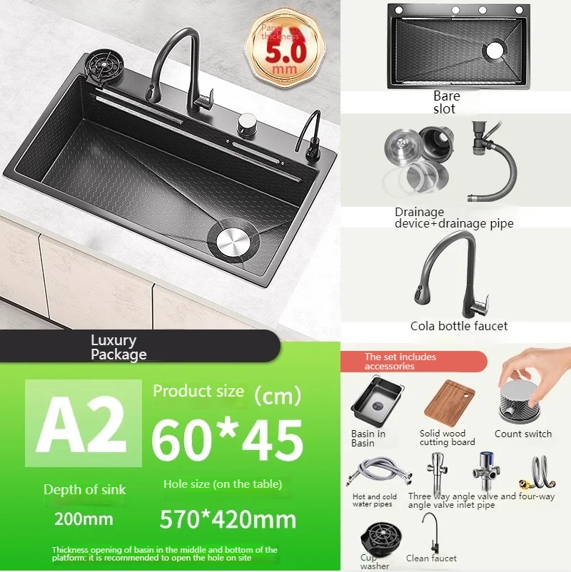 

Кухонная мойка BusySink одночашевая из нержавеющей стали