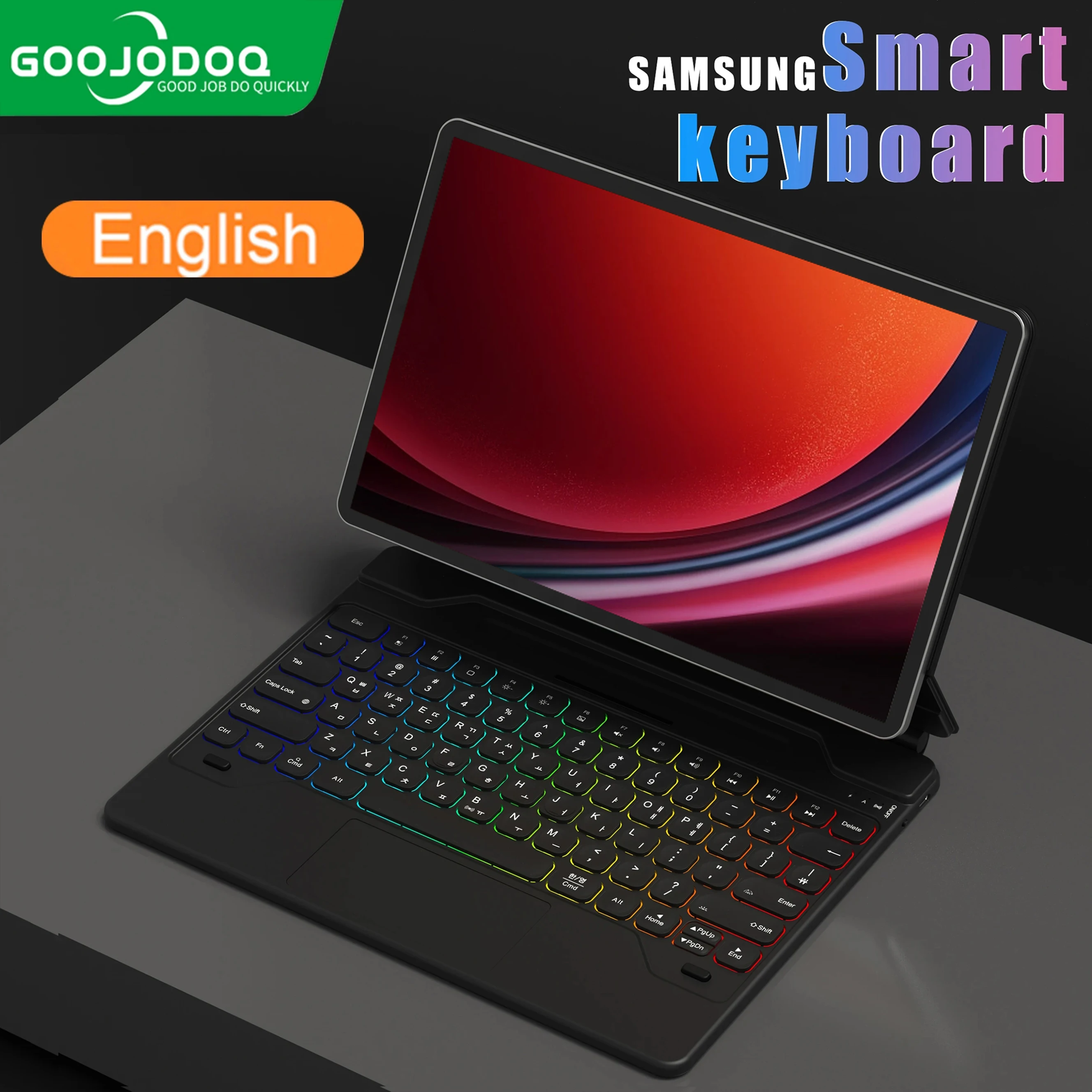 Goojodoq Magic Keyboard Case For Samsung Galaxy Tab S9+/s8+/ S8 Plus