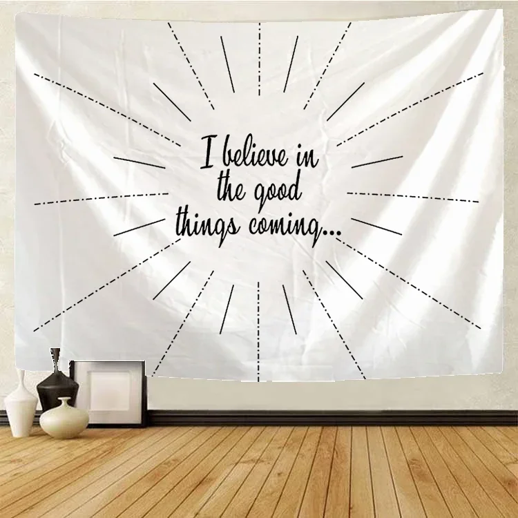 Черно-белый фон в виде Луны тканевый гобелен мандалы украшение для стен хиппи