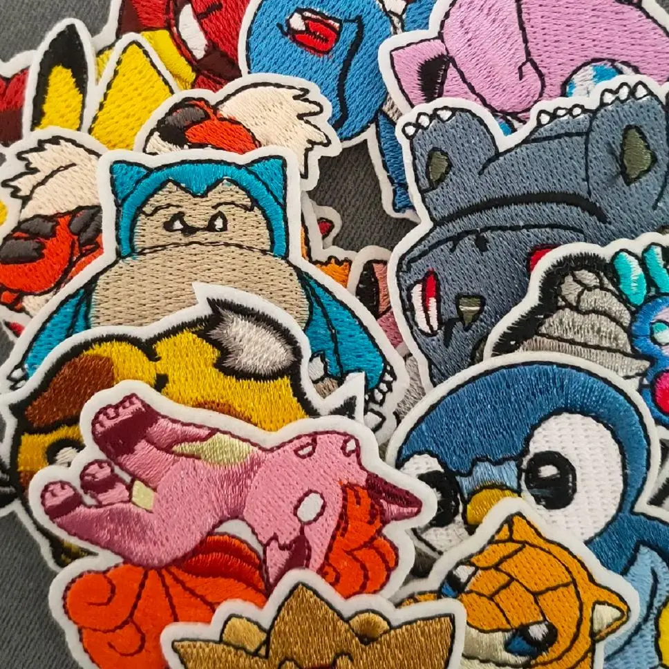 16/30 шт. мультфильмы Пикачу игра персонаж монстра Покемон для одежды сделай сам