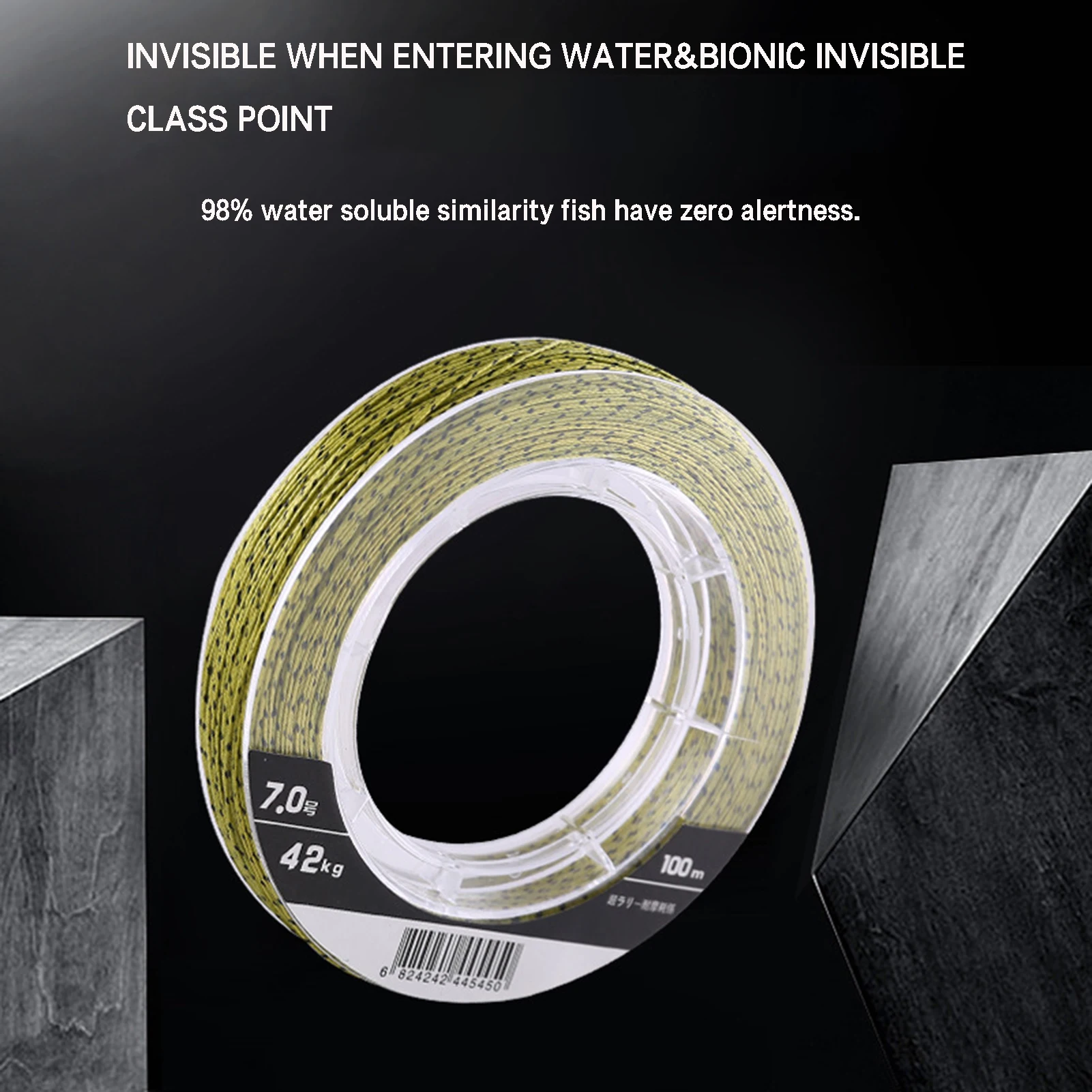 

Оригинальная шелковая полиэтиленовая рыболовная леска, нулевое растяжение, меньший диаметр для соленой и пресноводной воды, распродажа