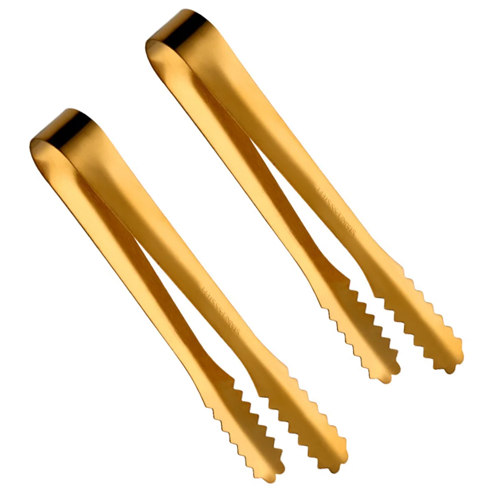 

Tongs Tong Stainless Serving Steel Sugar Utensil Holder Kitchen Utensils Utility Buffetsandwichbarbecue Ice Fruit Cooking Mini