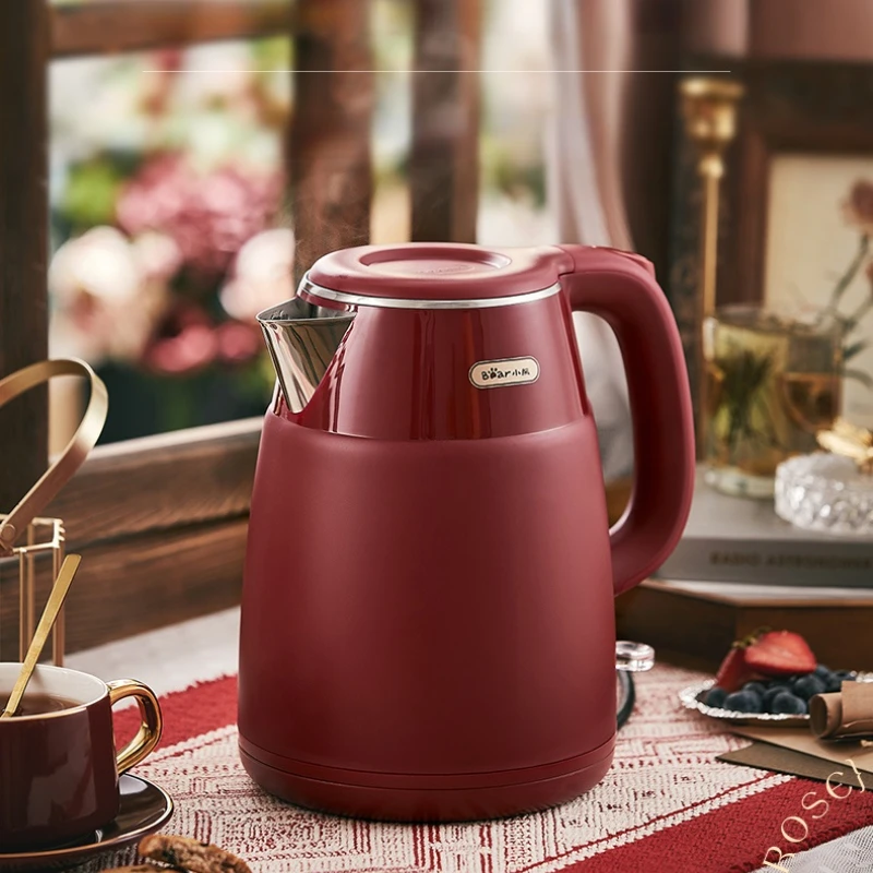 

Bear Electric Kettle Household 1.5L Stainless Steel Liner Automatic Power-Off Kettle 1500W Tea Coffee Pot Water Bottle ZDH-Q15X7