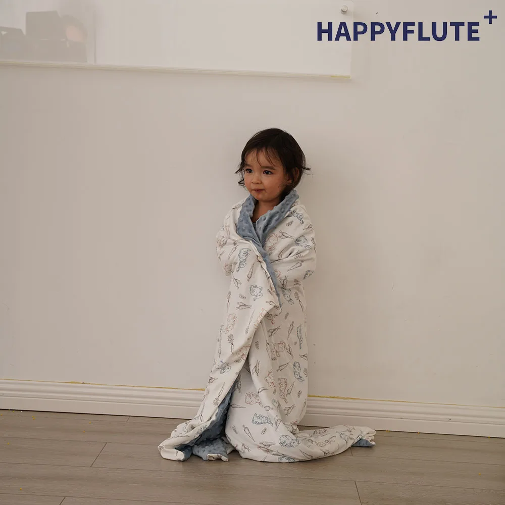 Happyflute Comfortable Baby Blankets Newborn Baby Stuff Bamboo Cotton Velvet Soft Skin Friendly Two Sizes Available