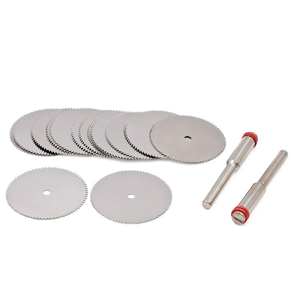 

Cutting Discs Rotary Tools Cutting wheel for Dremel Tools Accessories 10pcs dremel Discs with 2pcs Mandrels 22mm 25mm 32mm
