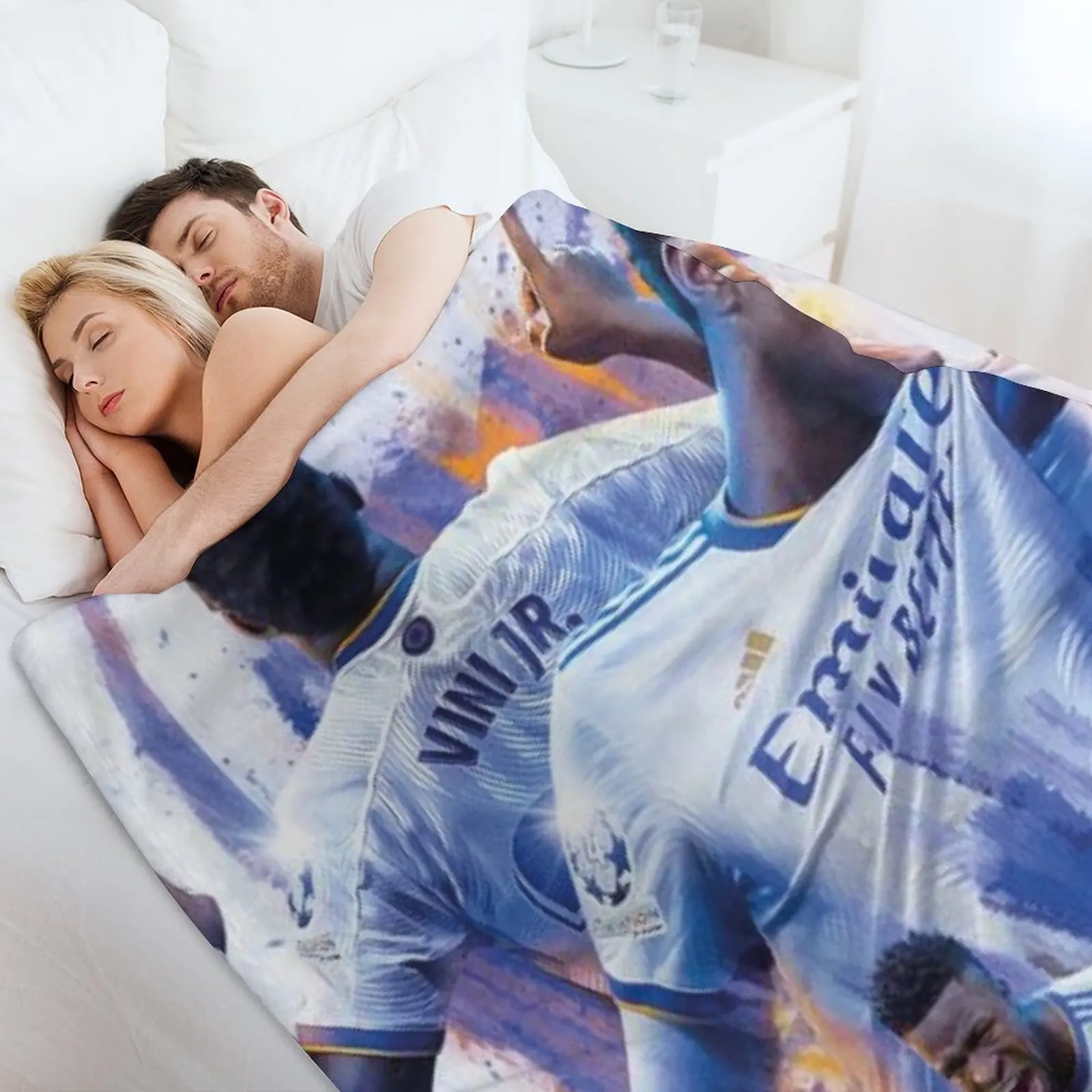 Плед vinicius Junior мягкие одеяла для дивана-кровати