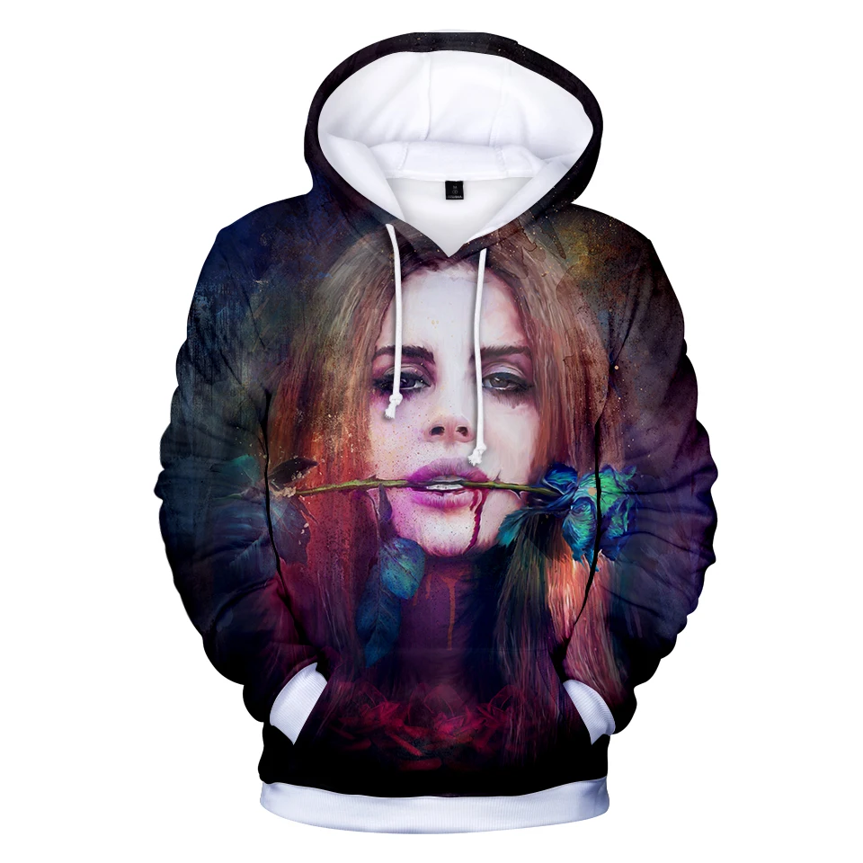 

2023 New Singer 3D Women Men New Lana Del Rey Hoodie 3D Fashion Hoodie Spring and Autumn Popular Casual Oversize Hoodie