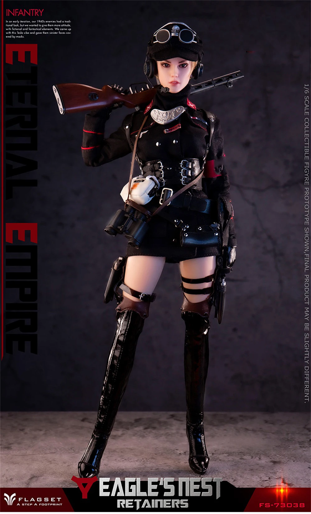 

In Stock 1/6 FLAGSET FS 73038 Eternal Empire Eagle Nest Guards Martina Model Female Soldier Action Figure Doll