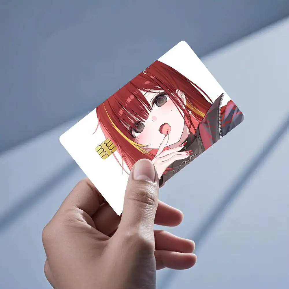 Фото Водонепроницаемые наклейки-стикеры Akane Lize VTuber StelLive Singer для кредитных и дебетовых карт №5