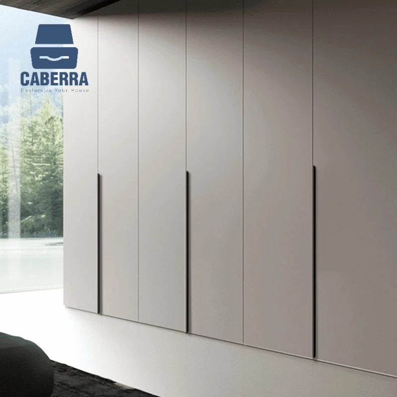 Удлиненная ручка для шкафа матовые черные золотые скрытые ручки кухонные шкафов