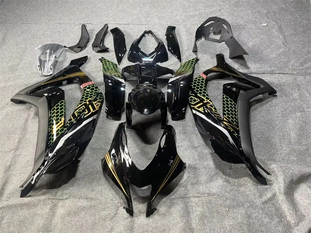 Фото Новый комплект обтекателей из АБС-пластика для мотоцикла Kawasaki Ninja ZX10R 2016 2017 2018 2019 ZX-10R, комплект обвеса, темно-зеленый, на заказ №3