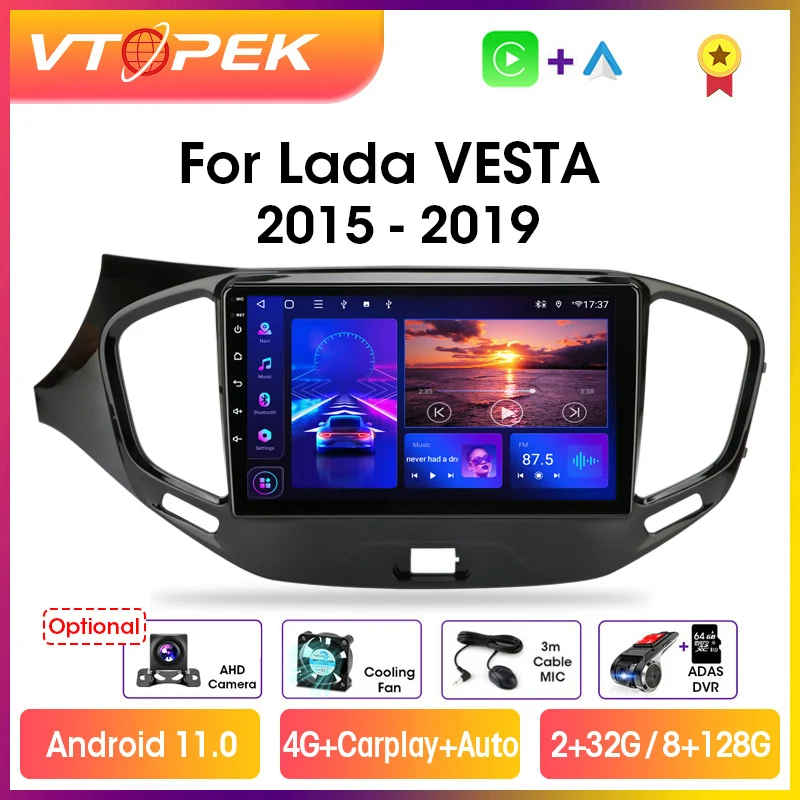 Мультимедийная магнитола Vtopek для LADA Vesta Cross Sport мультимедийная стерео-система на