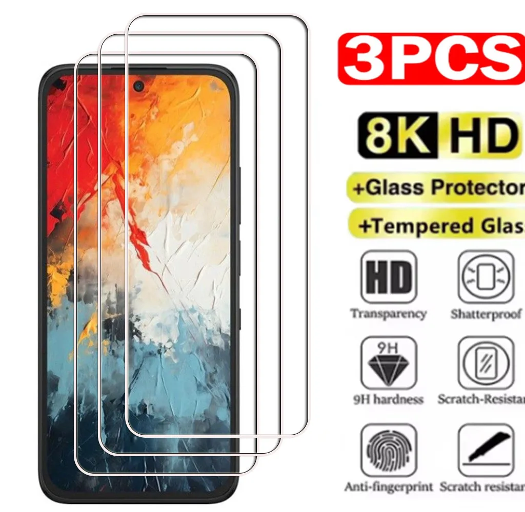 Фото 3 шт. HD закаленного стекла для TCL K70 NxtPaper 5G Power 4G XE NxtPaper 70 Pro TCLK70 K70NxtPaper Защитная пленка для экрана №1
