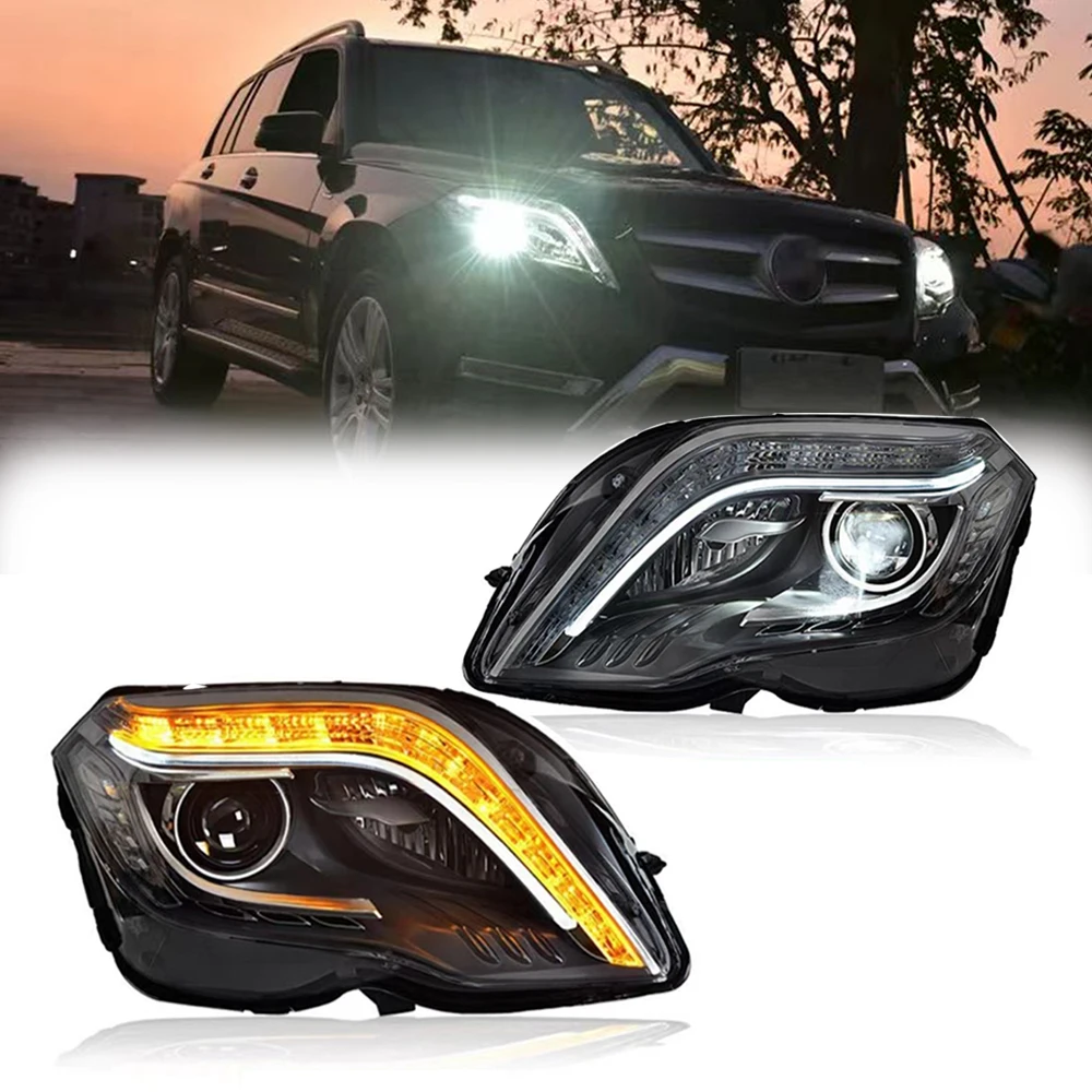 Аксессуар для светодиодных фар Benz GLK GLK200 GLK260 GLK300 2013-2015 фара DRL сигнальный проектор