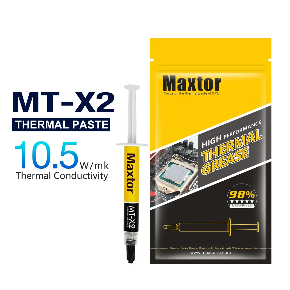 Высокопроизводительная термосмазка для графического процессора 10 5 Вт/mk MT-X2 -