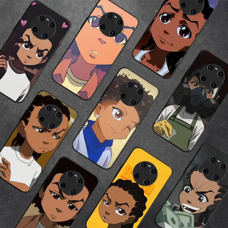 

Huey Freeman Boondocks Phone Case for Samsung A51 A30s A52 A71 A12 for Huawei Honor 10i for OPPO vivo Y11 cover