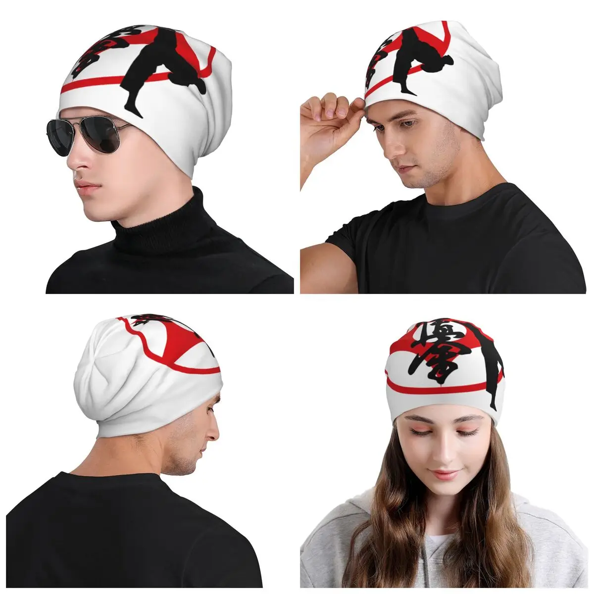 Шапки-бини Kyokushi Karate Skullies на заказ уличная одежда зимние женские и мужские вязаные