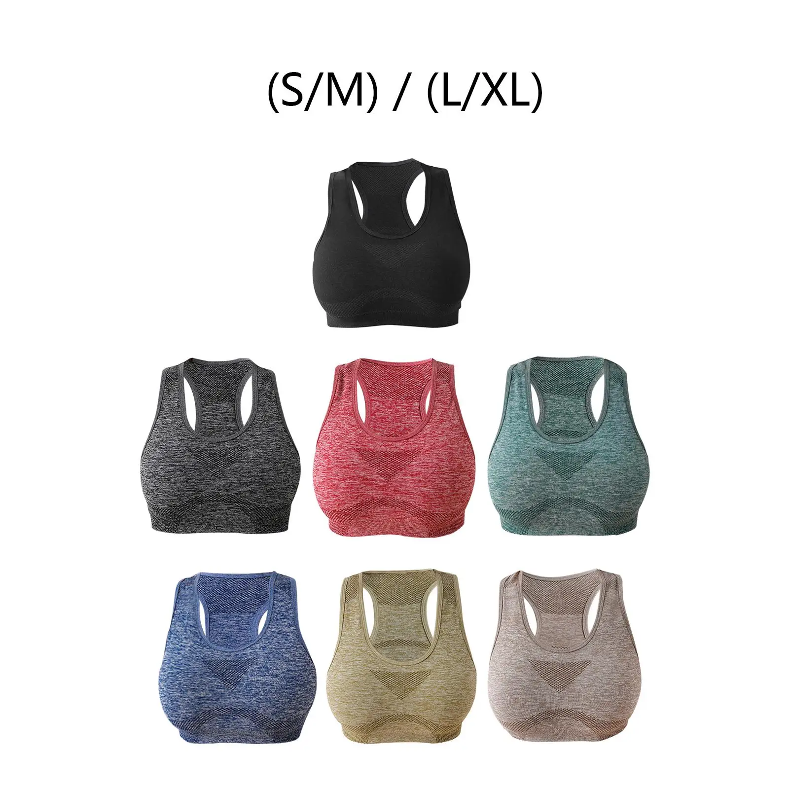 

Women Sports Bras Underwear Racerback Bralette Medium impact sport Bras for Training Fitness