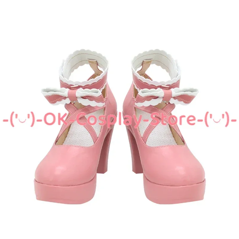 Обувь для косплея из аниме кто сделал меня принцессой сия милая розовая обувь
