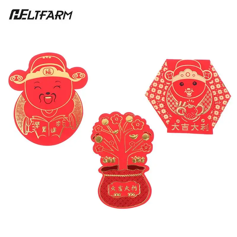 

Chinese New Year Red Envelopes Rabbit Year Envelope Lucky Hong Bao Traditional Cartoon Lucky Money Red Envelopes