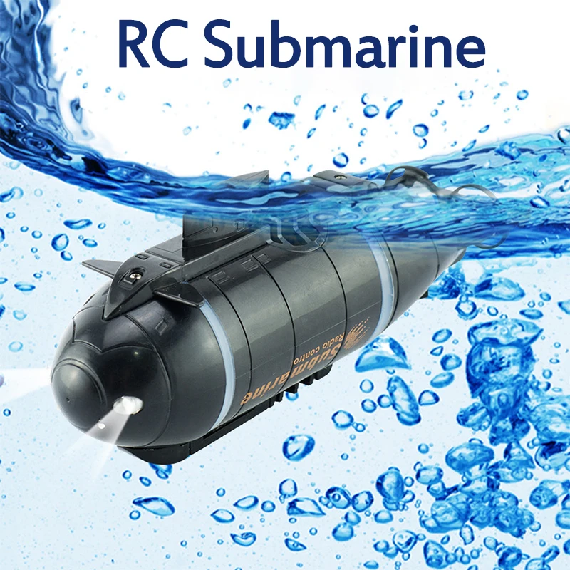 

RC Submarine Model Happycow Mini Speed Under Water Remote Control 6 Channels Pigboat Simulation Gift Toy Kid