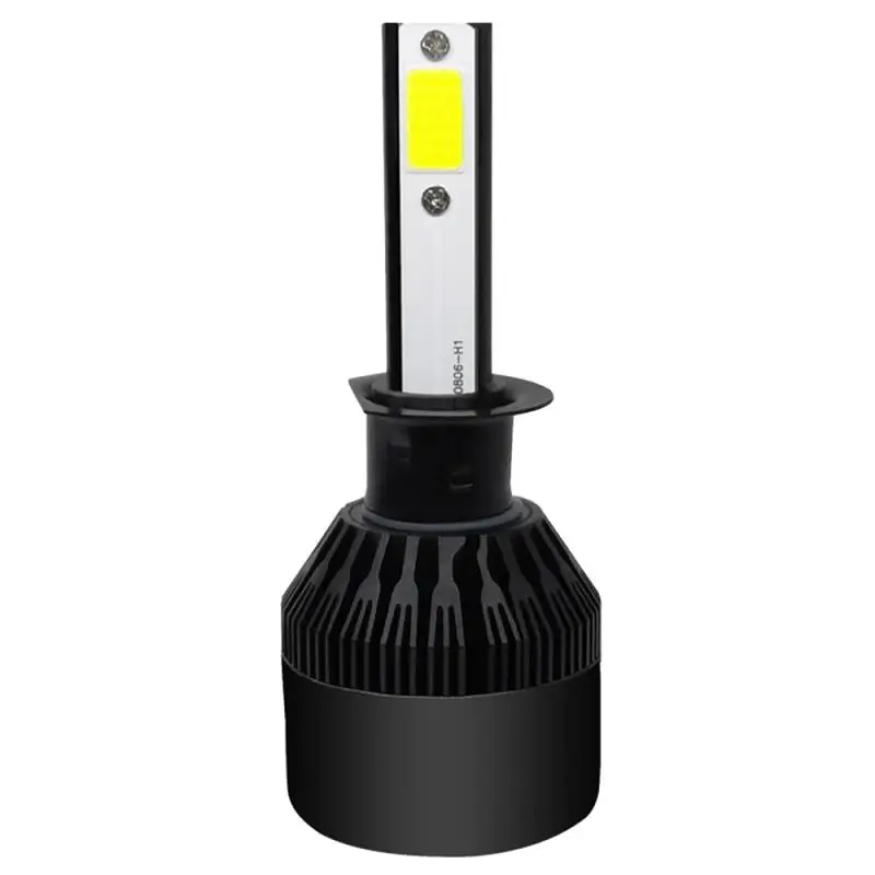 

1 шт. COB H1 C6 72 Вт 6000 лм фотоэлектрический комплект автомобильных фар Turbo светодиодный Bulbs K черные Автомобильные фары для стайлинга