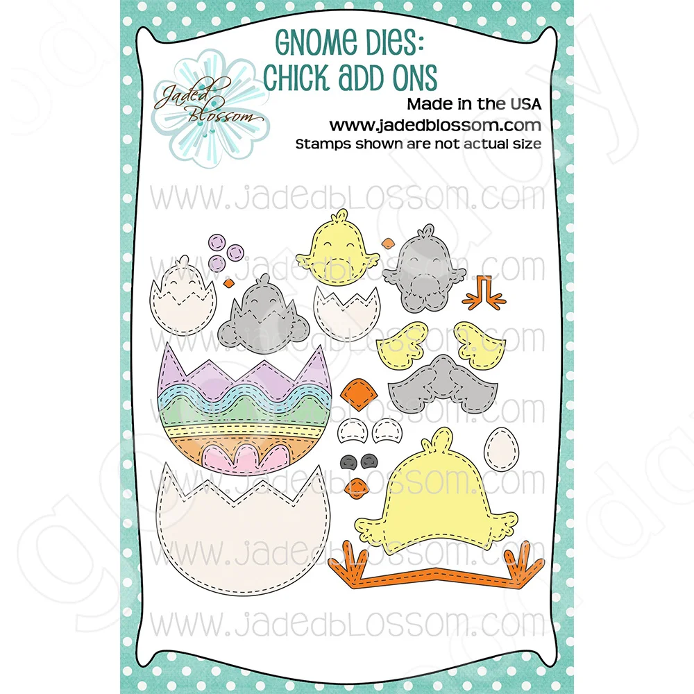 

Arrival 2023 New Chick Gnome Add Ons Metal Cutting Dies Scrapbook Diary Decoration Embossing Template Diy Greeting Card Handmade