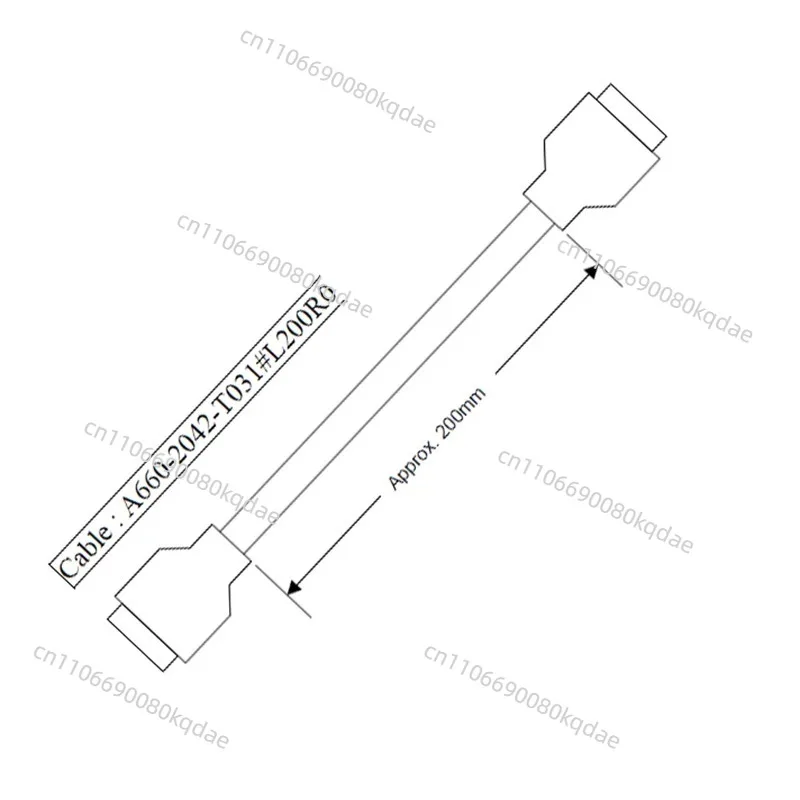 A660‑2042‑Т031 # L200R0 20-контактный сигнальный соединительный кабель (art.: 3920dcd0d52af) - 3920dcd0d52af
