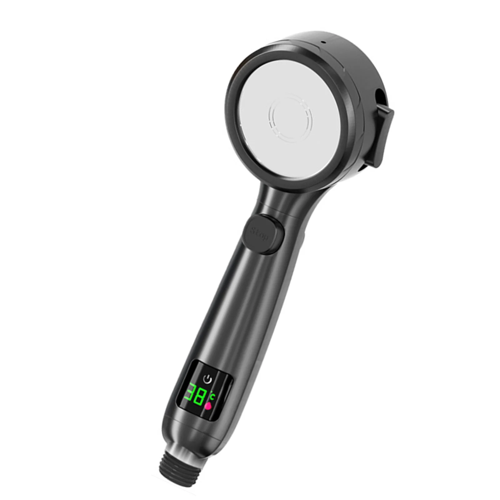 

Светодиодный садка для душа с цифровым светодиодный ным дисплеем, лейка для душа высокого давления с 4 режимами регулировки температуры