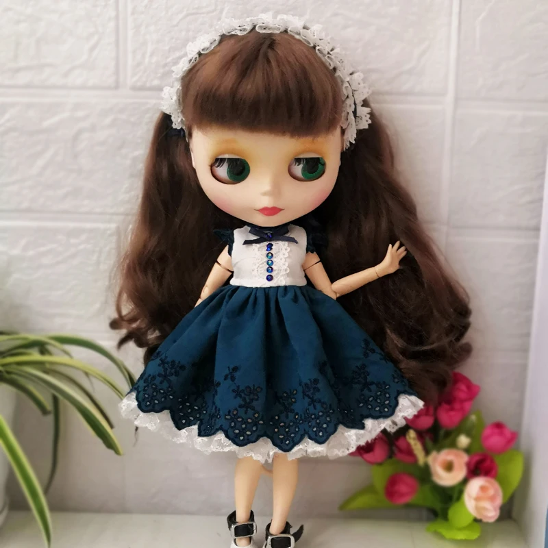 

Blythe clothes 1/6 30 cm Green bjd toy dress Clearance (Fit for Pullip,Ob24, Licca)