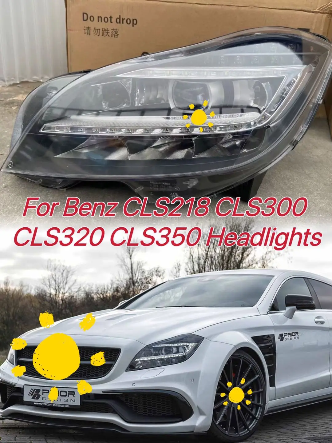 Фара в сборе 2010-2013 для Mercedes-Benz CLS218 CLS300 CLS320 CLS350