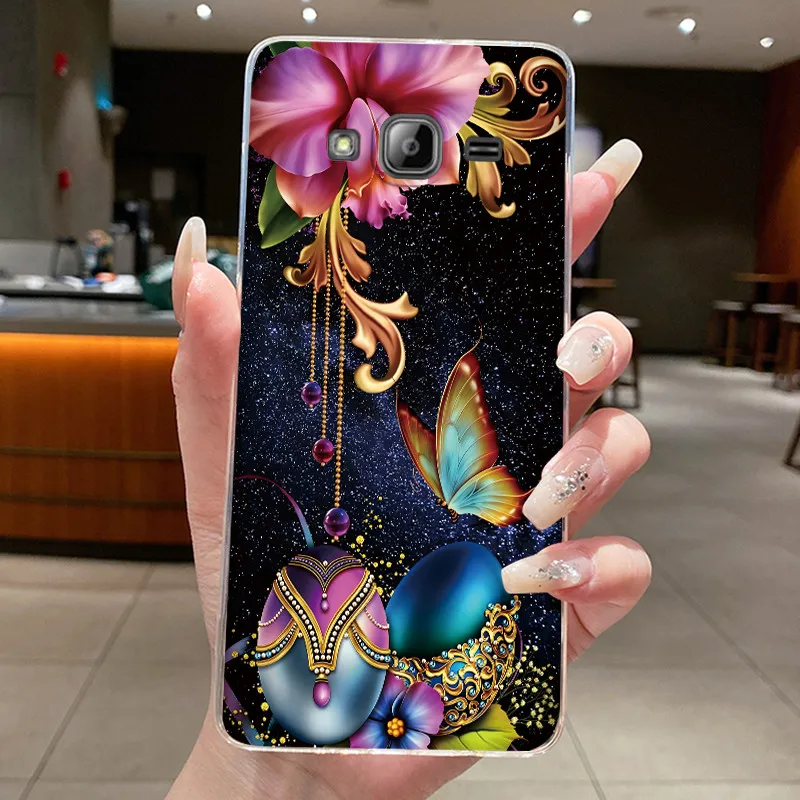 Фото Чехол для Samsung Galaxy J3 (2016) SM-J320F, эстетичный, модный, с милым котом, мягкая силиконовая задняя крышка, прозрачный чехол для телефона из ТПУ №5