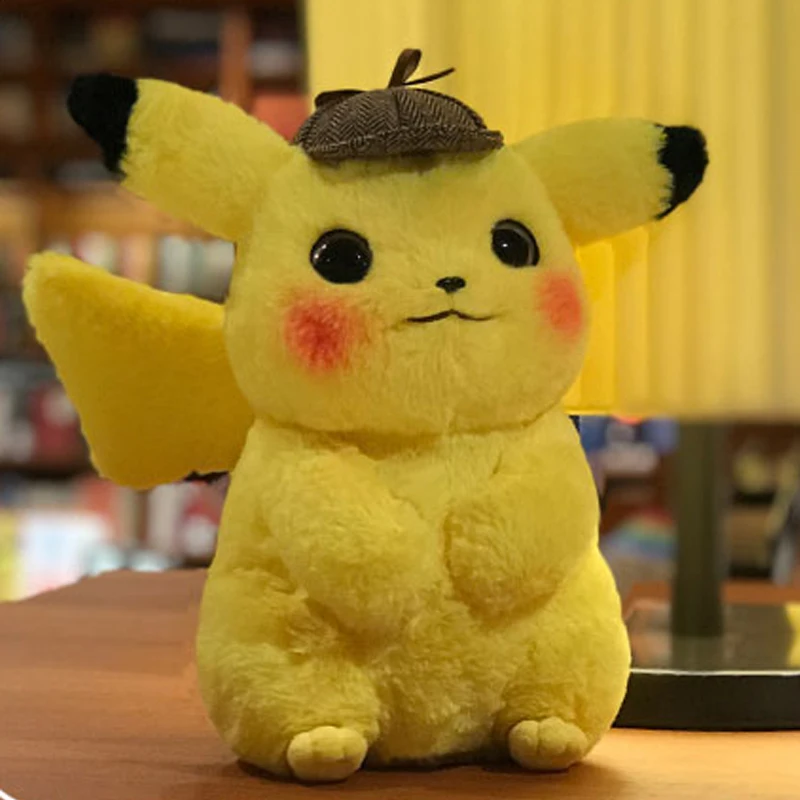 Новые TAKARA TOMY Pokemon Detective Pikachu Kawaii Плюшевые игрушки Мягкие покемон Пикачу аниме