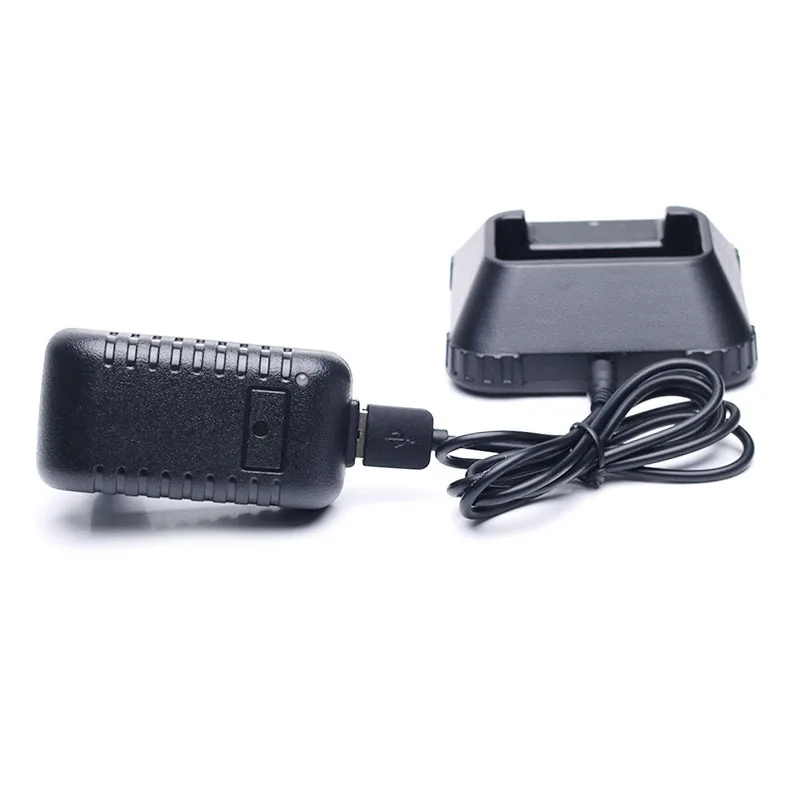 Baofeng BL-3L UV3R+ Pro AC Power Supply Charger Base Adapter USB Charge for UV-3R Plus Pro Two Way Radio Walkie Talkie