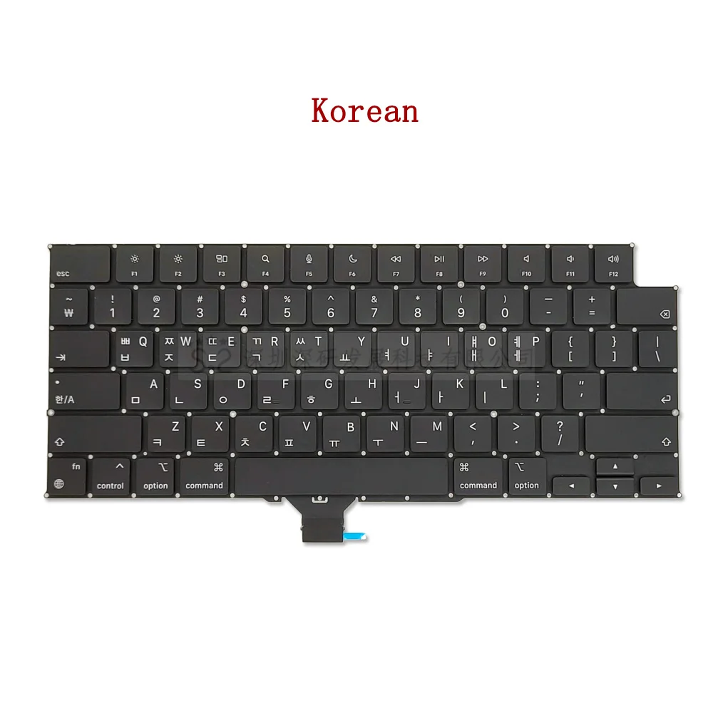 Новинка клавиатура A2442 A2485 Macbook Pro 14 &quot16&quot M1 Pro/Max US UK Французский Немецкий
