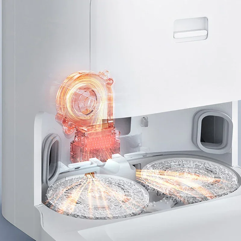 NewXIAOMI MIJIA Omni Робот-пылесос 1S B116 Швабра Smart Base Машина для удаления грязи Сбор пыли