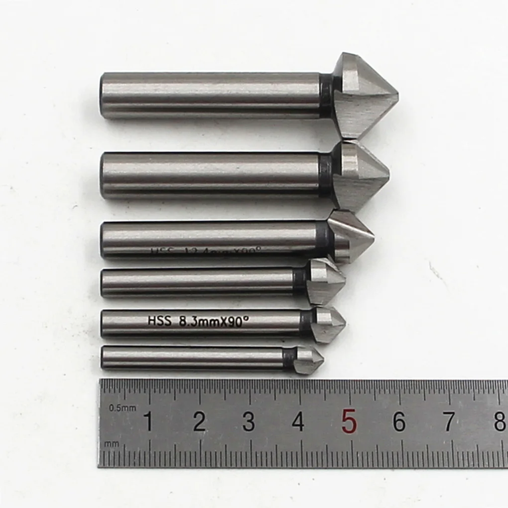 

6 шт./набор, фрезы из быстрорежущей стали с 3 зубьями