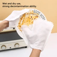 20pcs disposable dust removal dust gloves cleaning duster gloves fish scale bamboo fiber gloves kitchen garden accessories