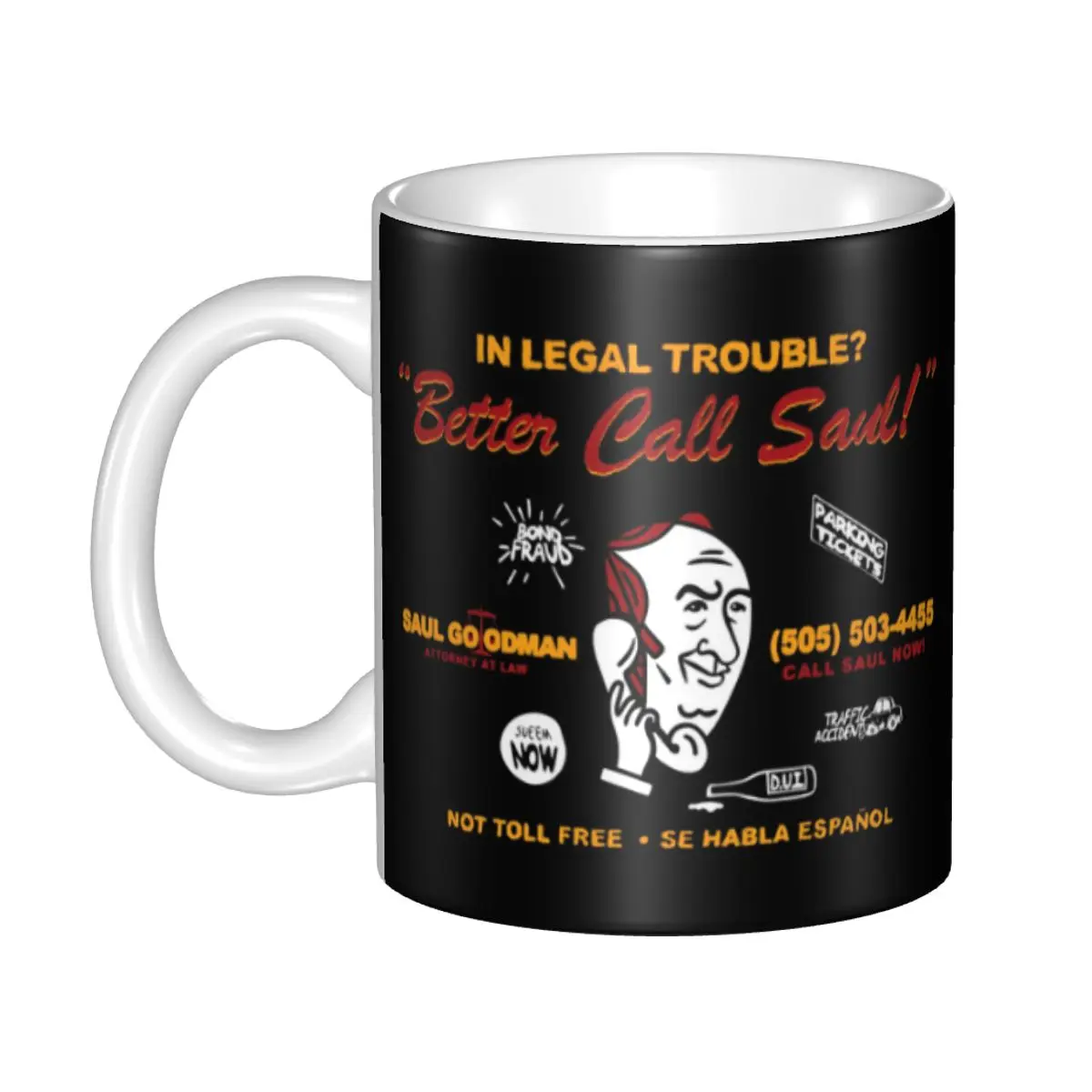 

Saul Goodman Attorney At Law Coffee Mugs DIY Personalized Better Call Saul Ceramic Mug Creative Gift
