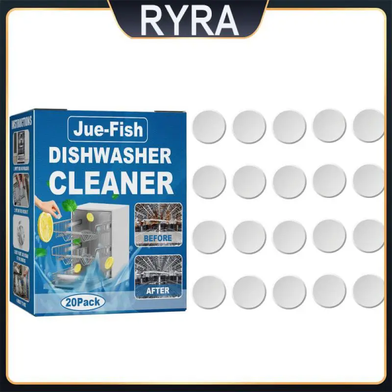 

Grease Remover Dishwasher Cleaner Clean Dishwashing Tablets Cleaning Tool 1pc Coffee Cleaning Tablet Natural Dishwasher