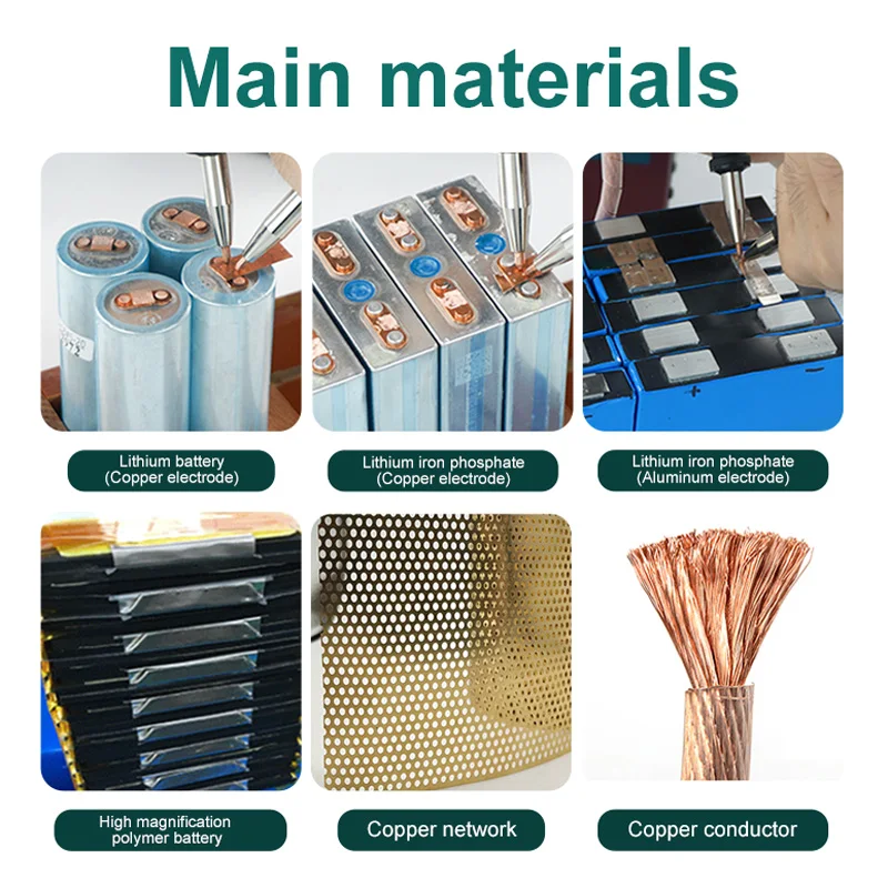 Блестящий точечный сварочный аппарат 811A для литиевого аккумулятора с удаленной