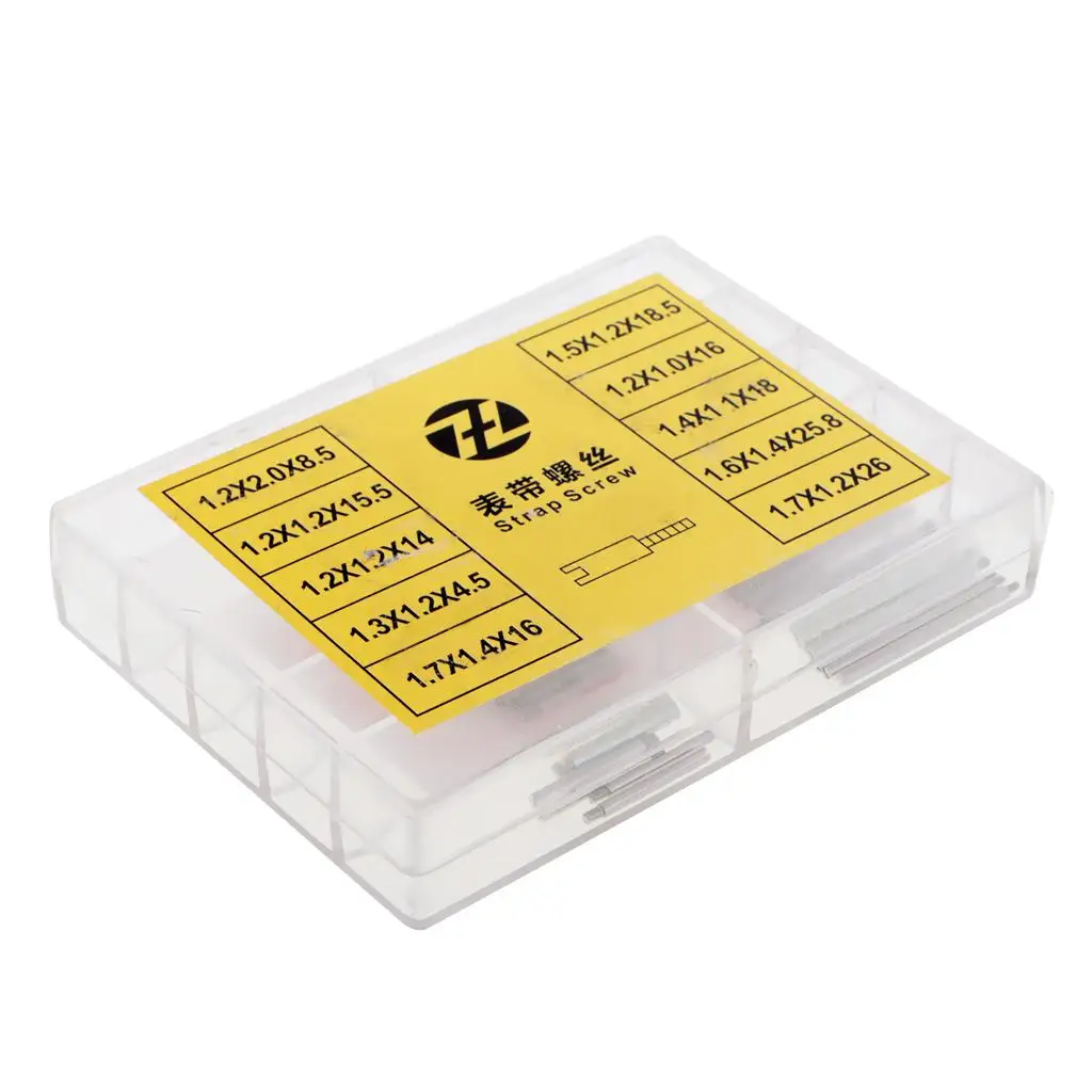 

Metal Screw Pins Bars for Strap s- Screw in Pins Silver Different Sizes