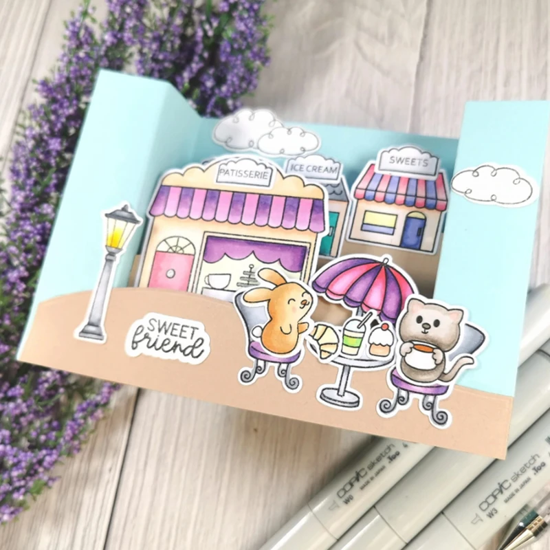 Новое поступление 2022 прозрачные штампы кофейные животные печать для сделай сам