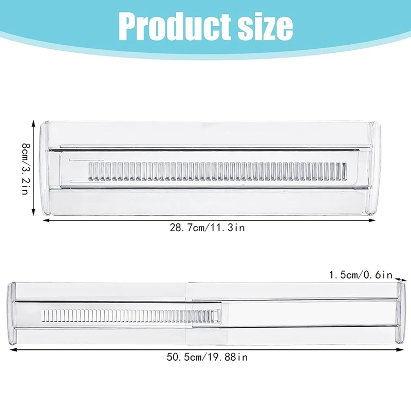 Регулируемый органайзер для выдвижных ящиков (11 8-19 7 дюйма) 6 шт./упаковка