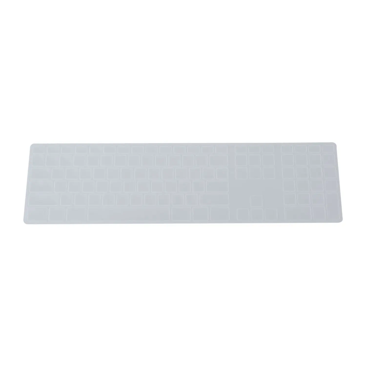 

Silicone Thin Keyboard Skin Cover Protector With Numeric Keypad For Apple iMac Transparent