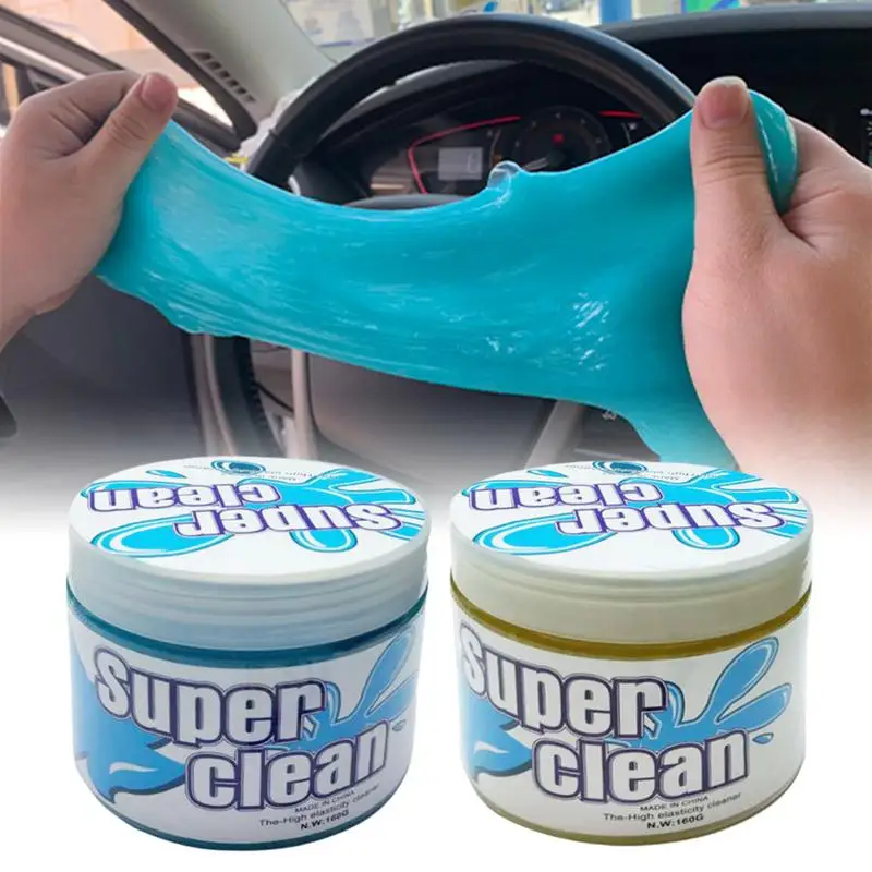

Car Cleaning Gel Wash Interior Auto Air Vent Dust Removal Dashboard Putty Glue Universal Car Cleaning Gel For PC Laptops Cameras
